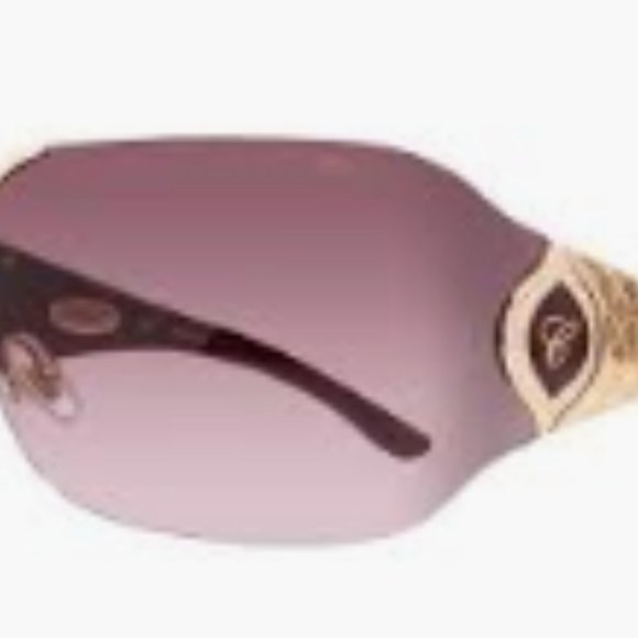 NEW Chopard Sunglasses SCH 883S 08FC 23k GP Rose G